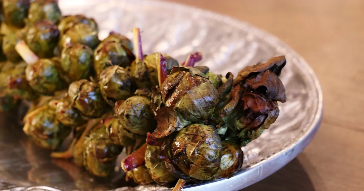 Roasted Brussels Sprouts: On The Stalk! - Forkly