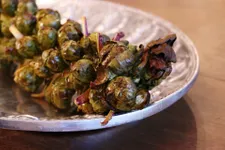 Roasted Brussels Sprouts: On The Stalk!