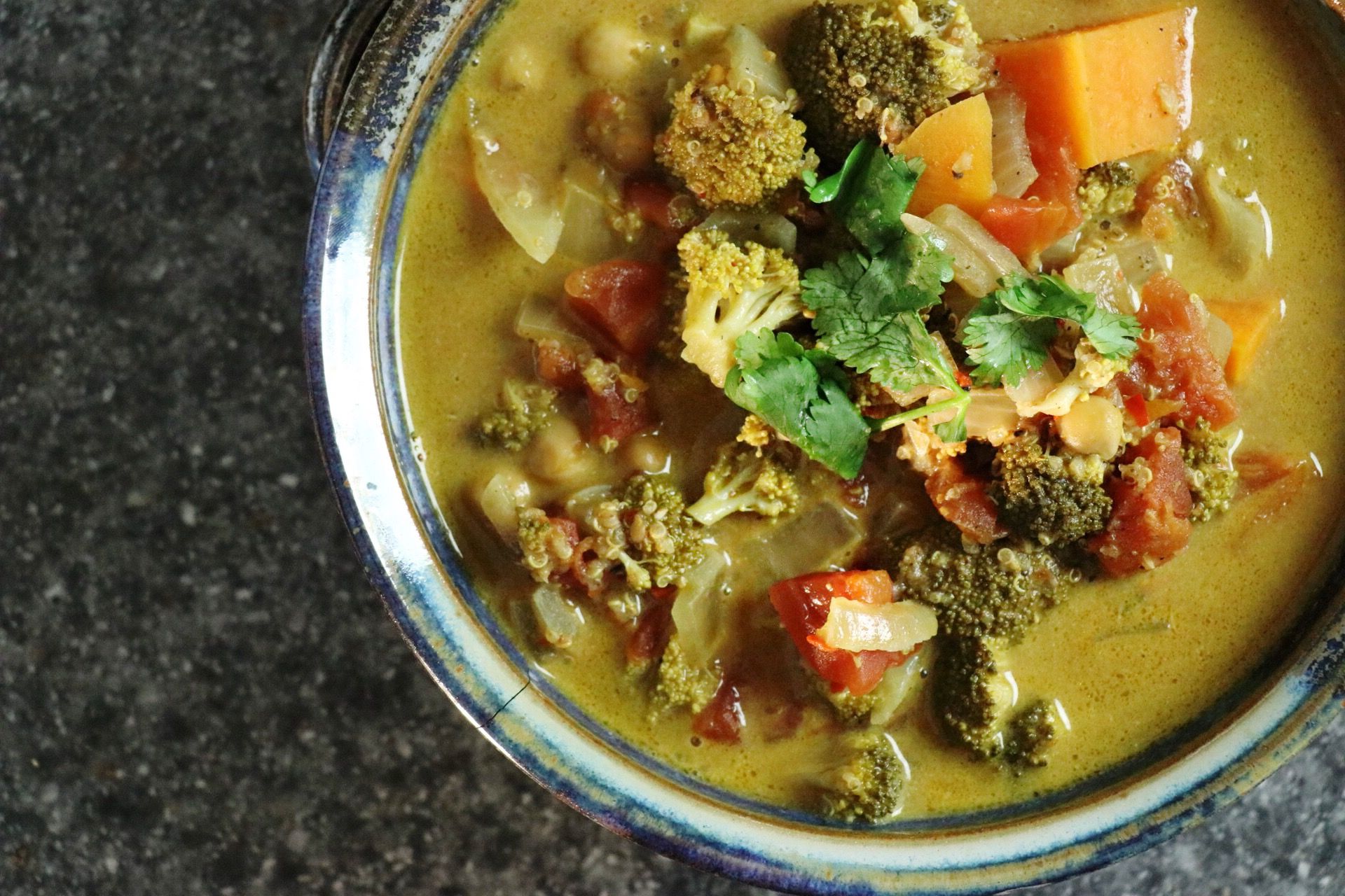 Slow Cooker Vegan Curry Stew - Forkly