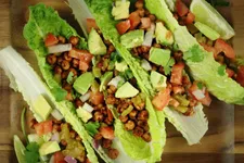 Vegan Chickpea Tacos Lettuce Boats