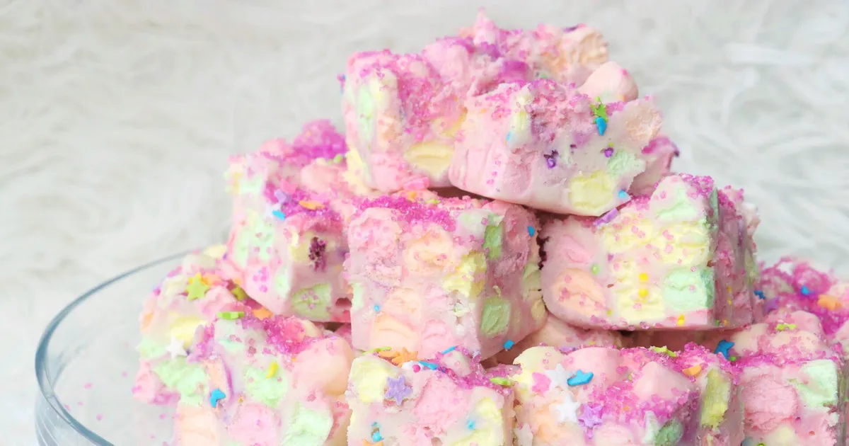 Magical Rainbow Unicorn Squares - Forkly