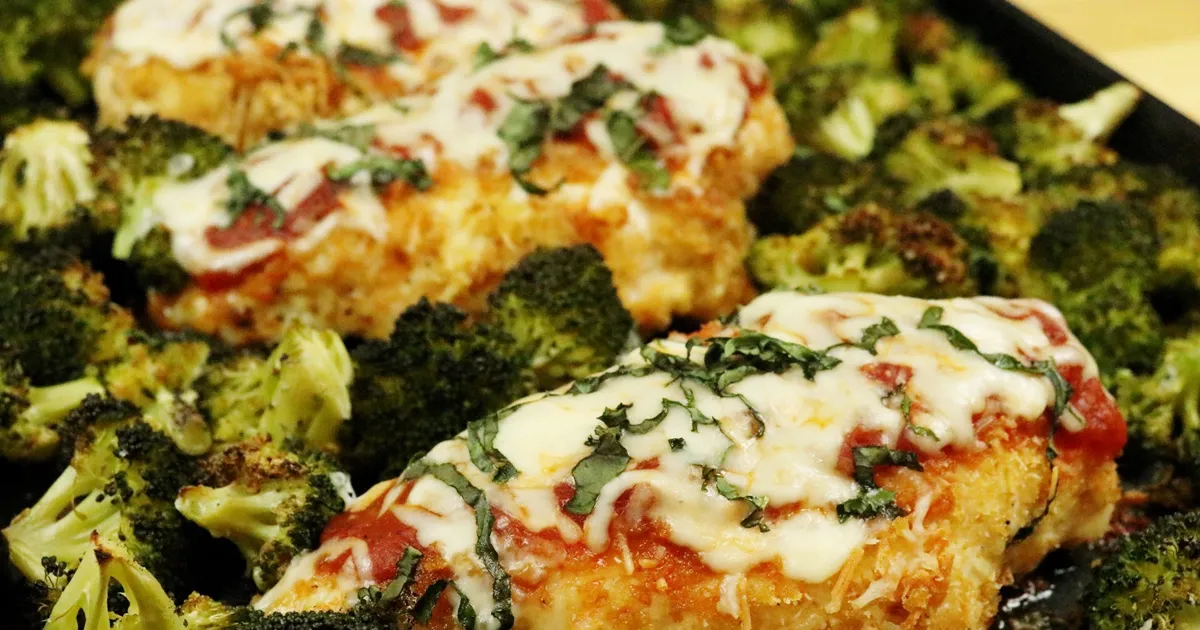 Sheet Pan Chicken Parmesan - Forkly