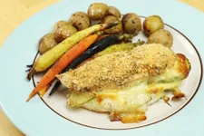 One-Pan Dill-icious Stuffed Chicken Dinner