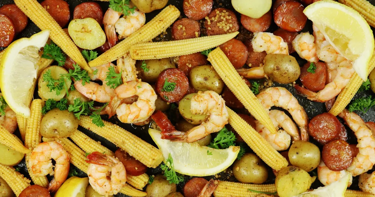 Sheet Pan No-Mess Shrimp Boil - Forkly