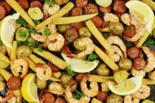 Sheet Pan No-Mess Shrimp Boil