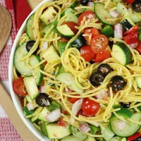 California Spaghetti Salad (Gluten-Free!)