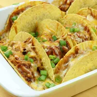 5 Ingredient Baked Chicken Enchilada Tacos