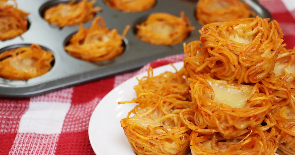 Leftover Spaghetti Nests - Forkly