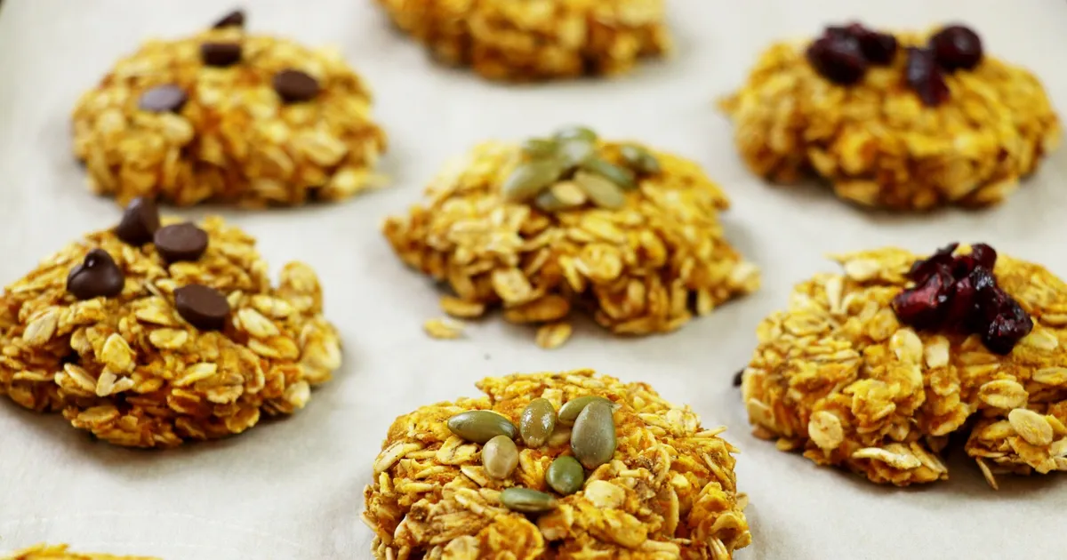 Healthy Pumpkin Oat Breakfast Cookies - Forkly