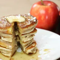 Cinnamon Apple Ring Pancakes