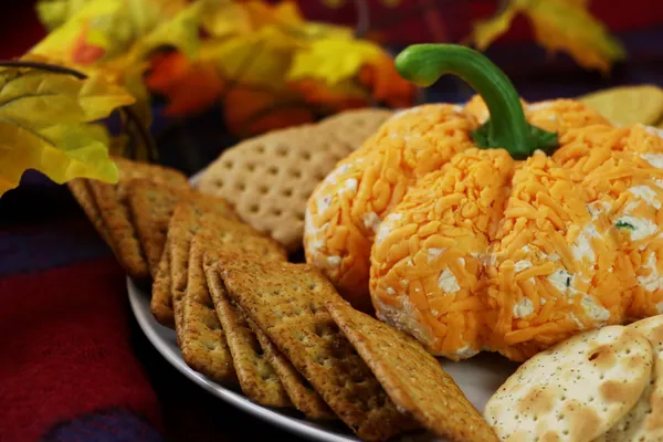 Pumpkin Shaped Cheese Ball