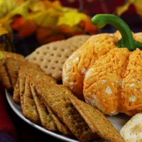 Pumpkin Shaped Cheese Ball