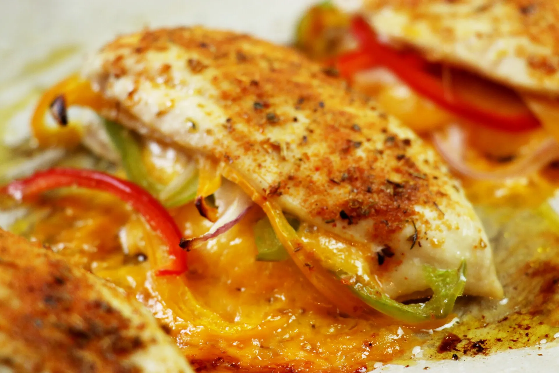 Fajita Stuffed Chicken Breast - Forkly