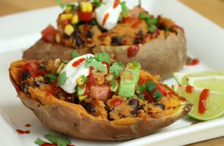 Stuffed Sweet Potato Tacos - Forkly