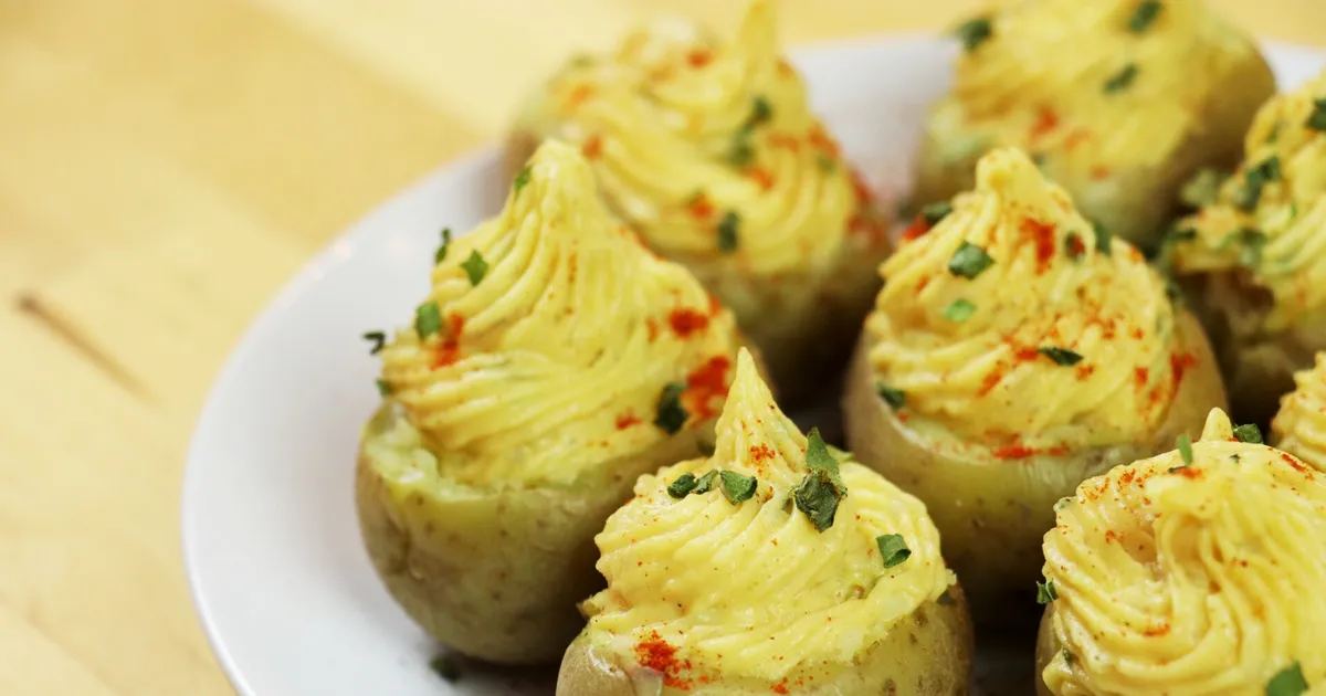 Vegan Deviled Potatoes - Forkly