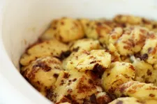 Crock Pot French Toast Cinnamon Roll Casserole