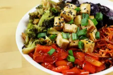 Teriyaki Tofu Sheet Pan Dinner