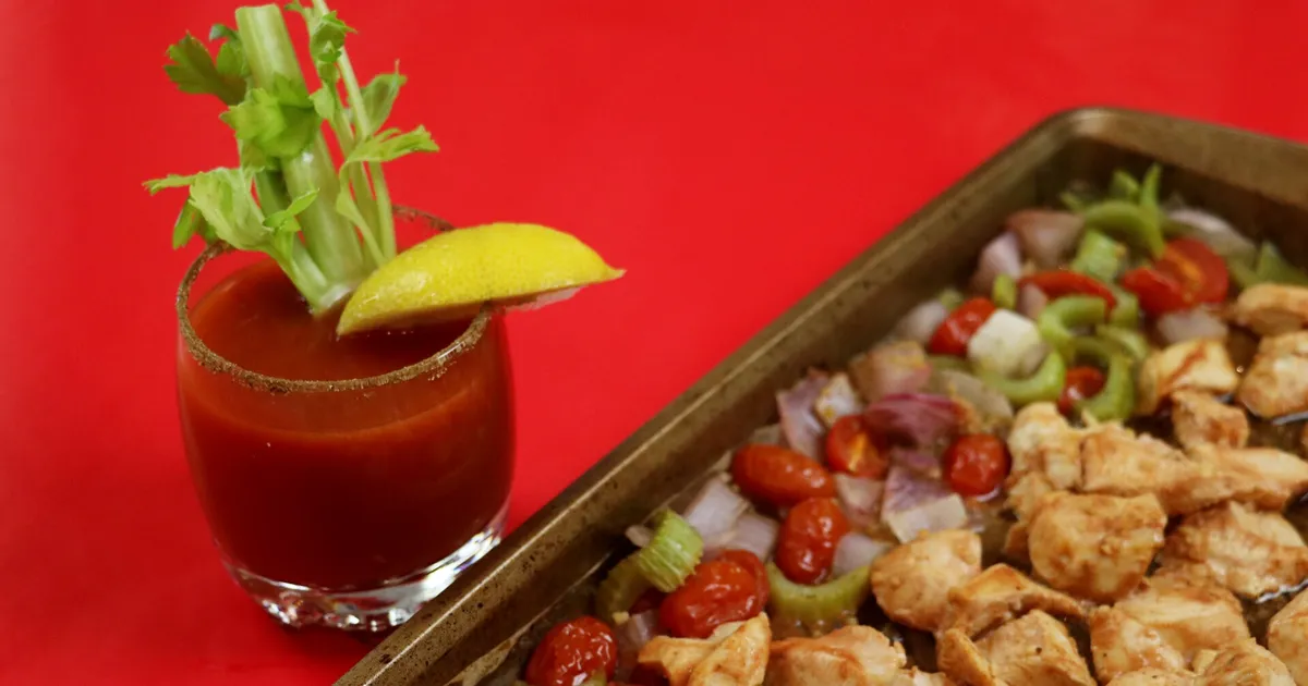 Bloody Mary Sheet Pan Chicken Dinner - Forkly