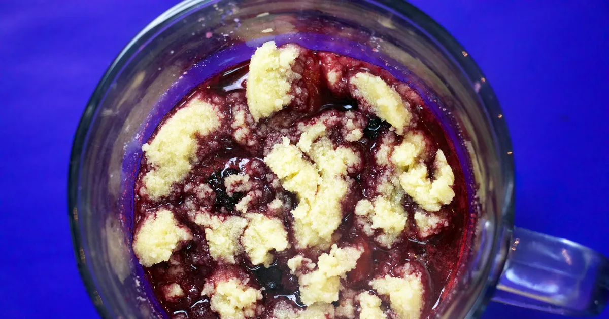 Mixed Berry Keto Cobbler for One (or Two) - Forkly