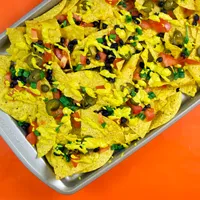 Vegan Cheesy Sheet Pan Nachos