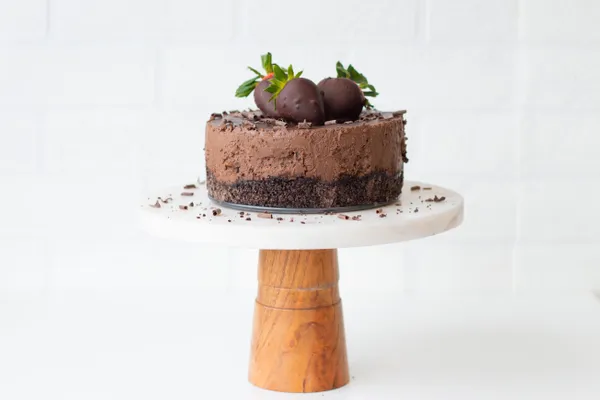 Instant Pot Oreo-Crust Chocolate Cheesecake