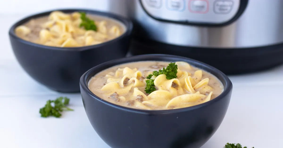 Easy Weeknight Instant Pot Copycat Hamburger Helper - Forkly
