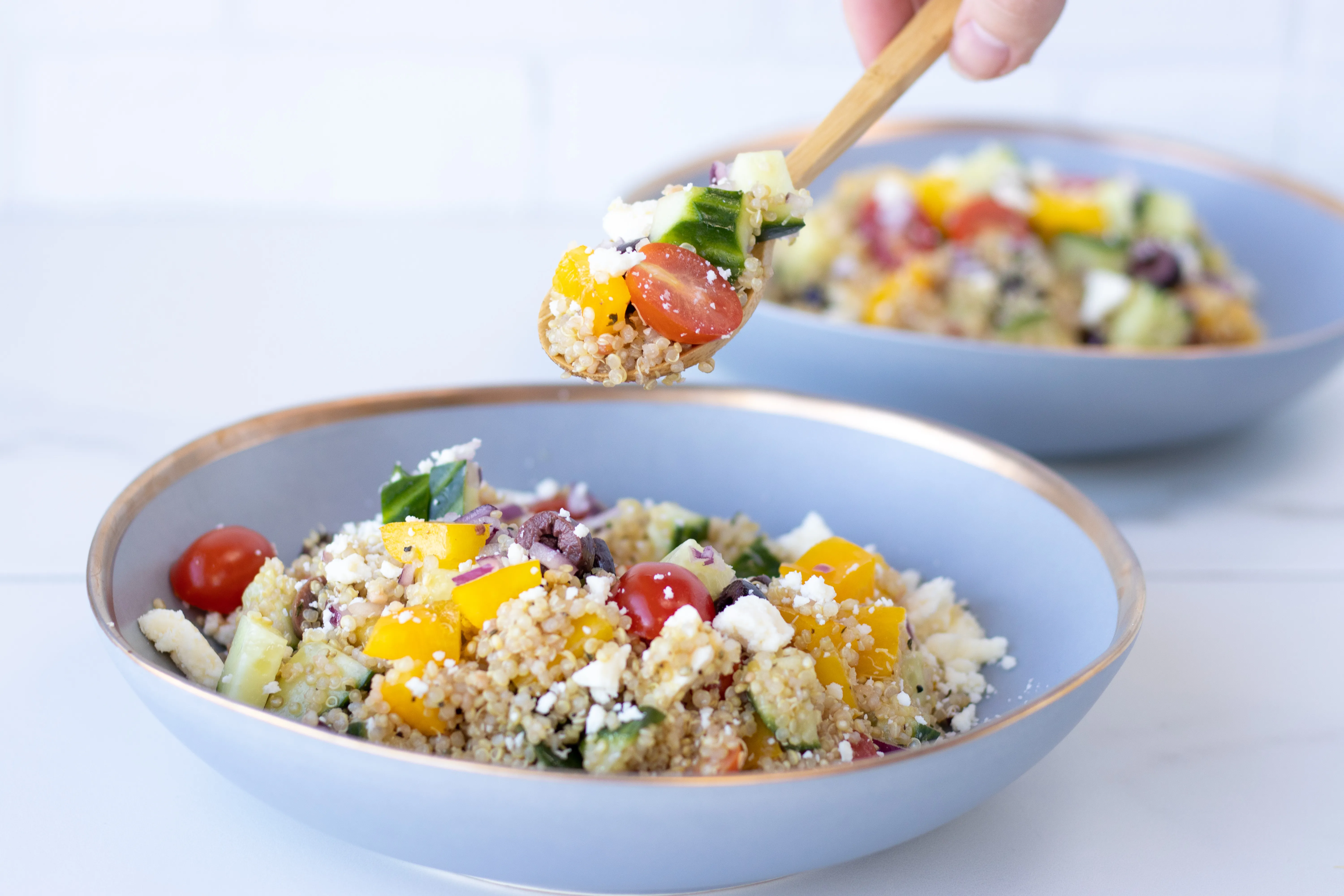 Quick & Easy Mediterranean Quinoa Salad - Forkly