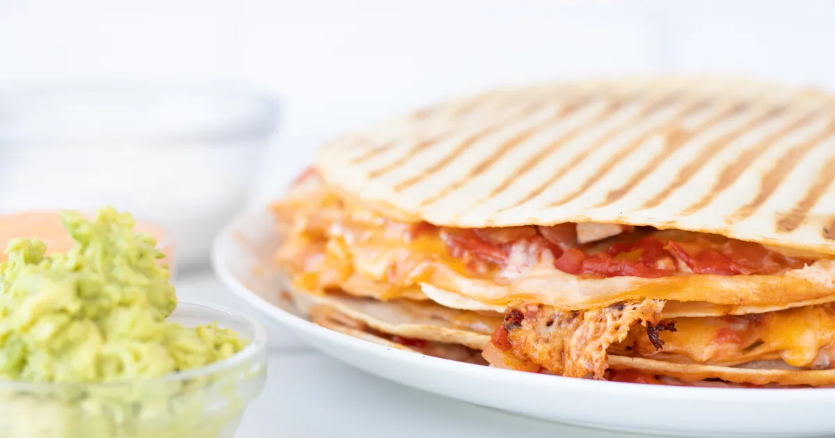 Easy Weeknight Leftover Chicken Quesadillas - Forkly