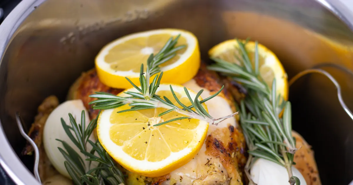 Instant Pot Whole (Faux) Rotisserie Chicken - Forkly