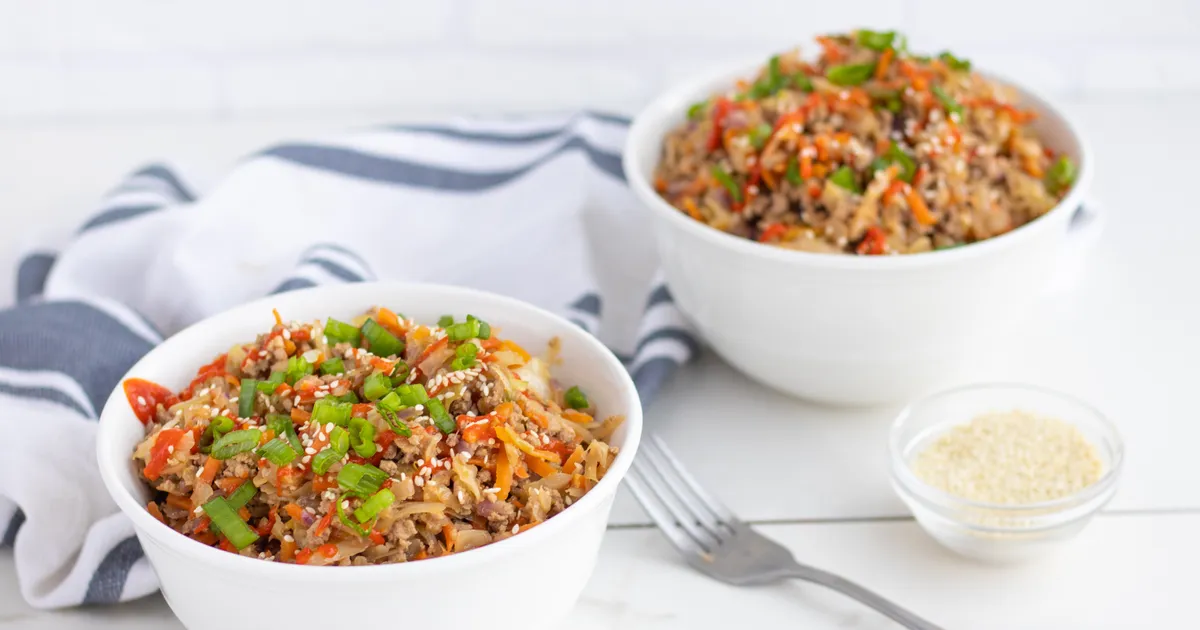 Better-Than-Takeout Low Carb Instant Pot Egg Roll In A Bowl - Forkly