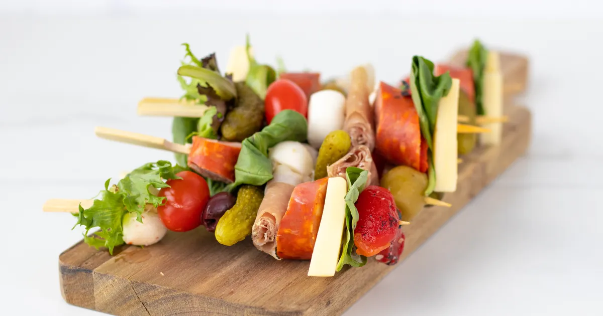 Quick and Easy Party-Pleasing Charcuterie Kabobs - Forkly