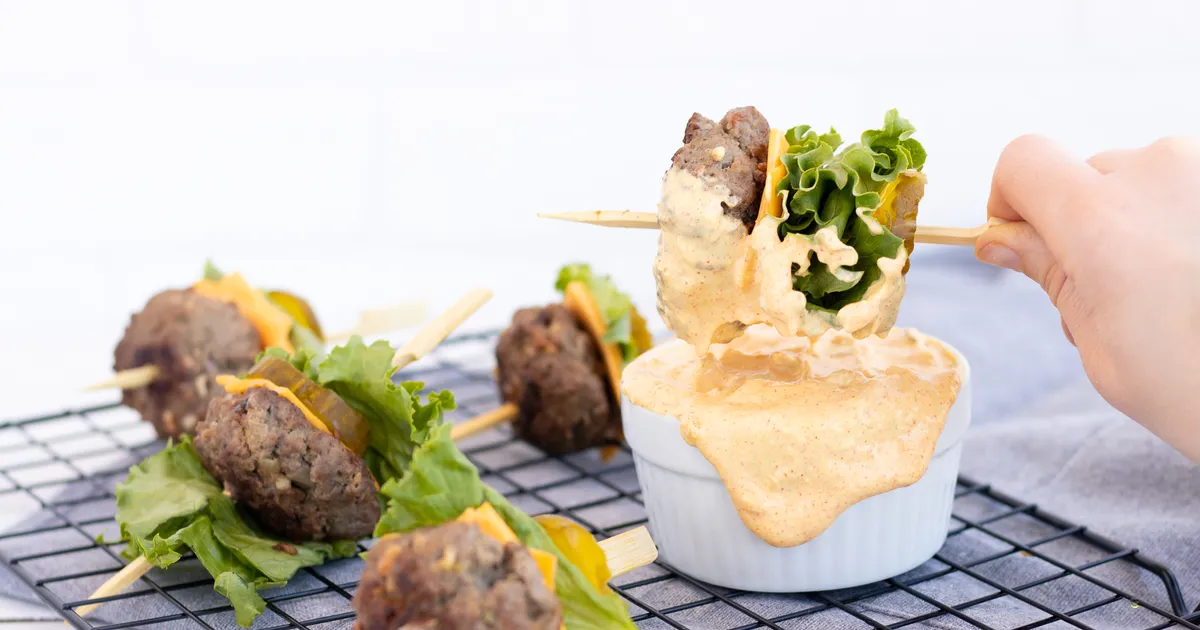 Easy Low-Carb (Keto) Big Mac Bites - Forkly