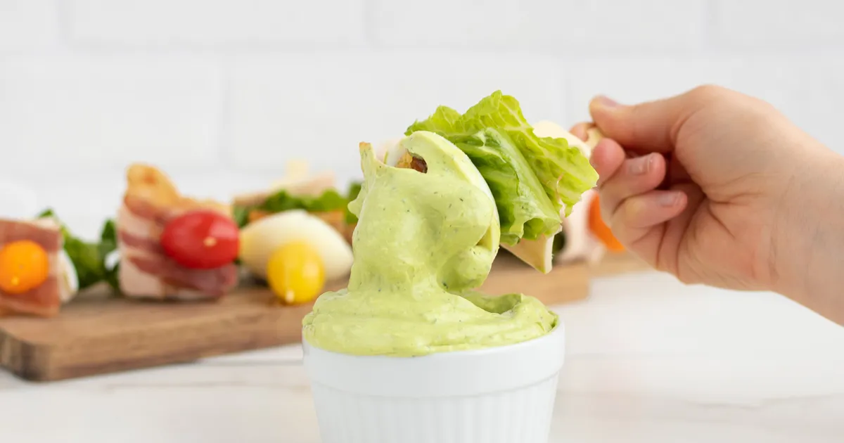 Homemade Keto Avocado Ranch Dressing & Dip - Forkly