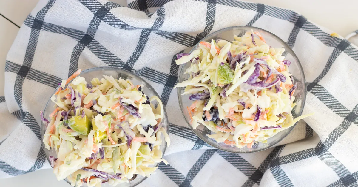 Creamy Keto Fat Bomb Summer Slaw - Forkly