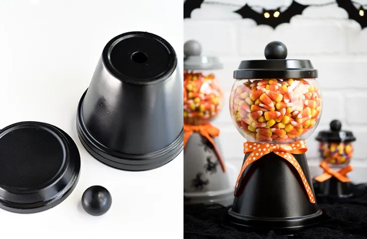 Halloween Candy Jars - Eighteen25