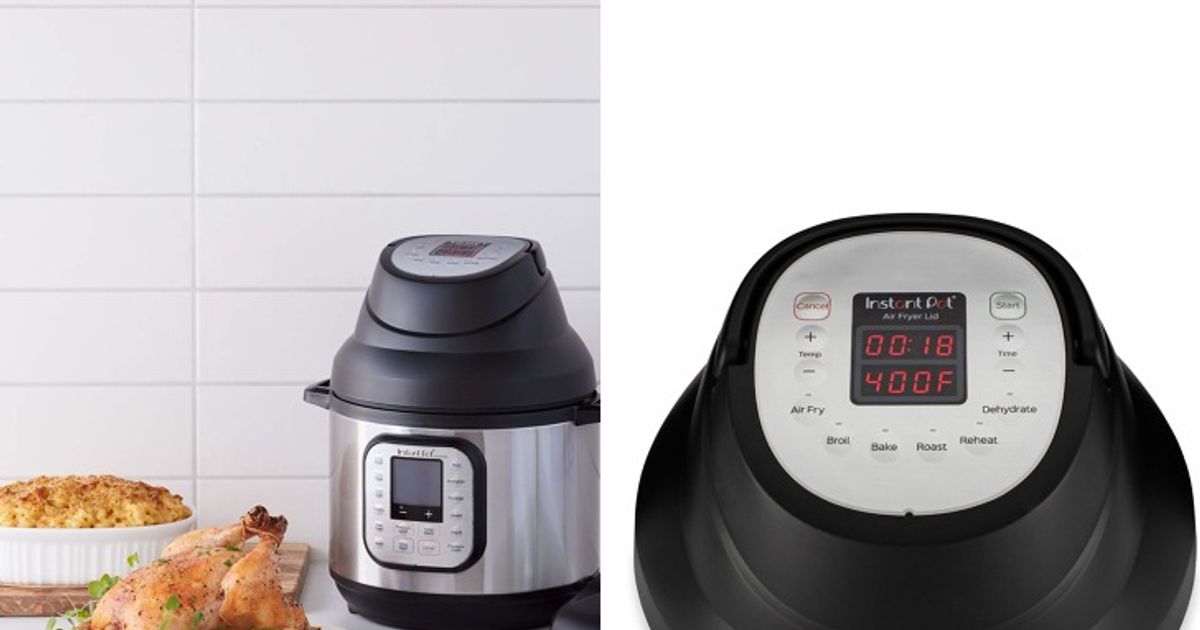 The Instant Pot Air Fryer Lid is Back in Stock on Amazon and is 60 Off Right Now Forkly