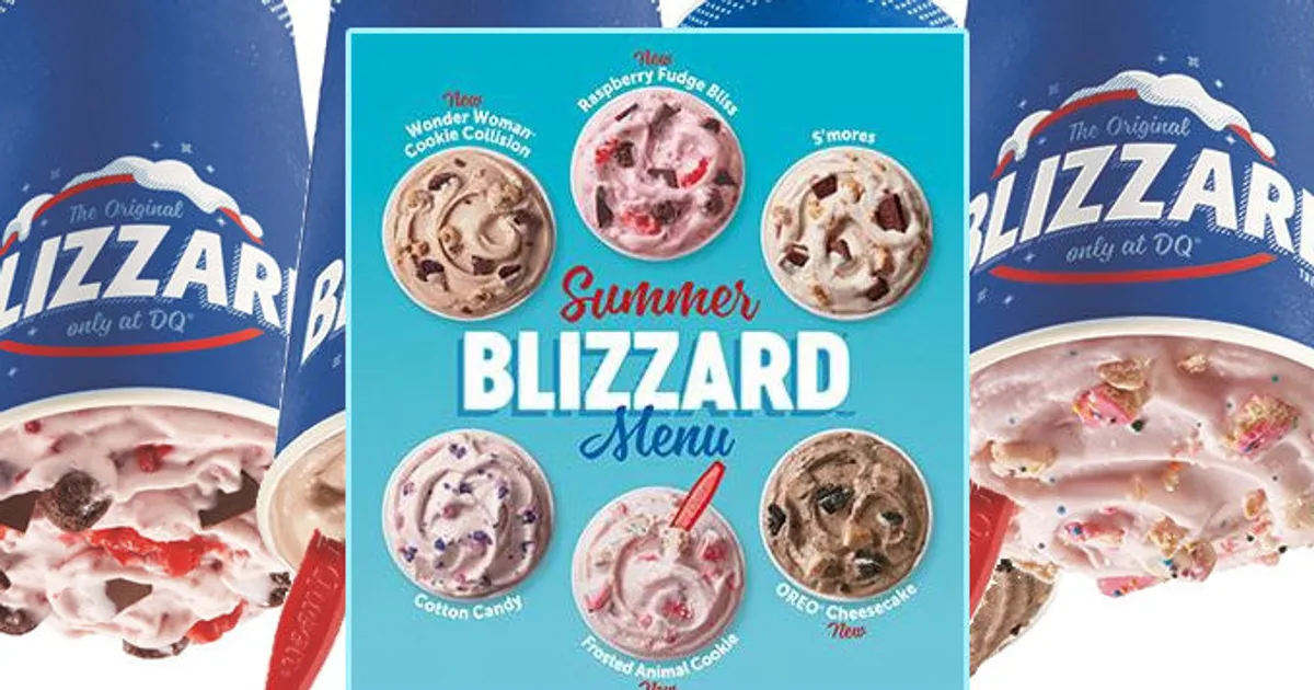 DQ Launches New Blizzard Flavors For Summer & Play At Home Kits For