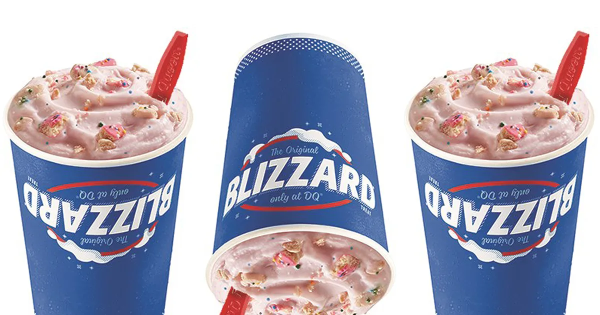 Dairy Queen Releases A New Pink Frosted Animal Cookie Blizzard And You
