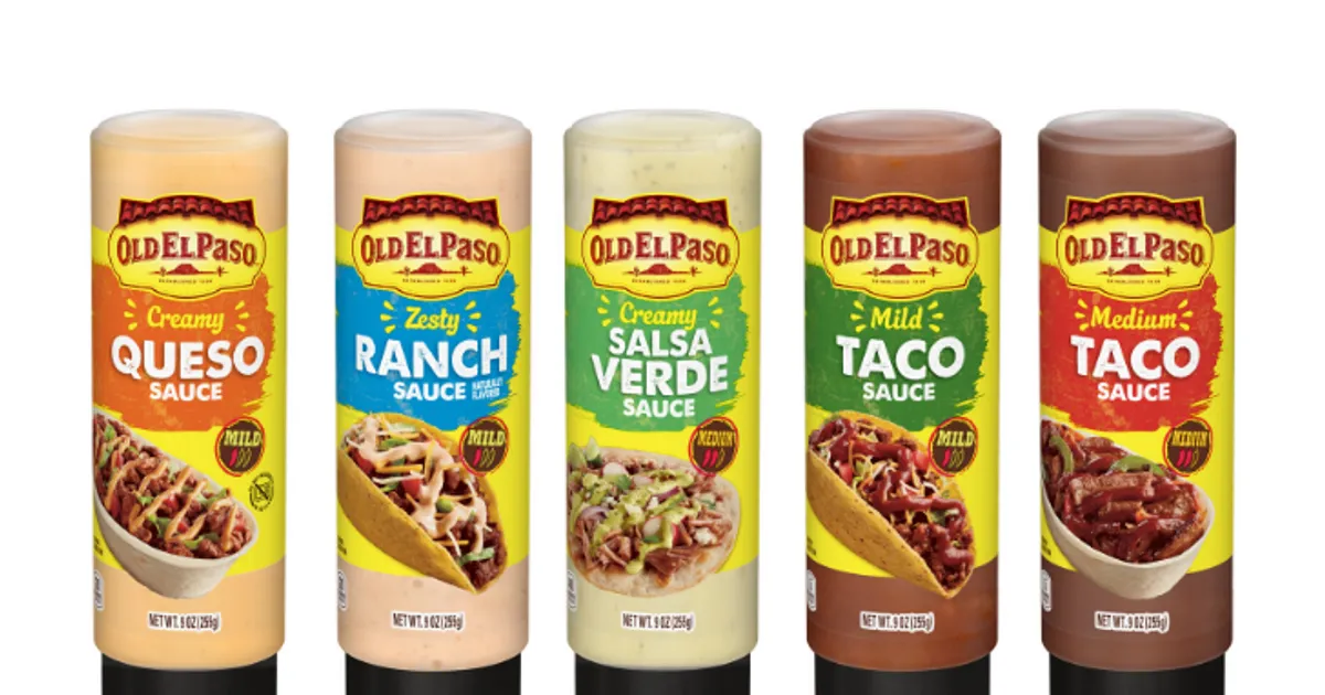 Old El Paso Launches New Squeezable Sauces Forkly